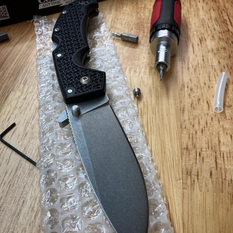1Set Rapid Thumb Stud Screw Quick Open Knife Hook Push Nail For Cold Steel Recon 1 /Voyager Folding Pocket Knife DIY Accessories