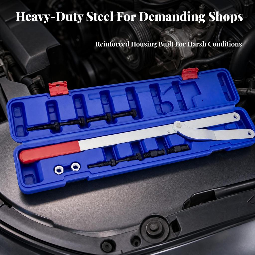 Interchangeable Pin Pulley Wrench Specialty for Workshop, Garage, Auto Mechanics