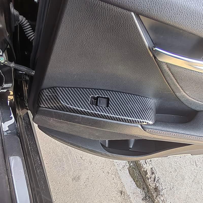 Kolya Interior Door Window Switch Panel Cover Window Control Button Trim For Toyota Camry 8Th 9Th Gen Accessories 2018      2024 2025 (For Left Hand