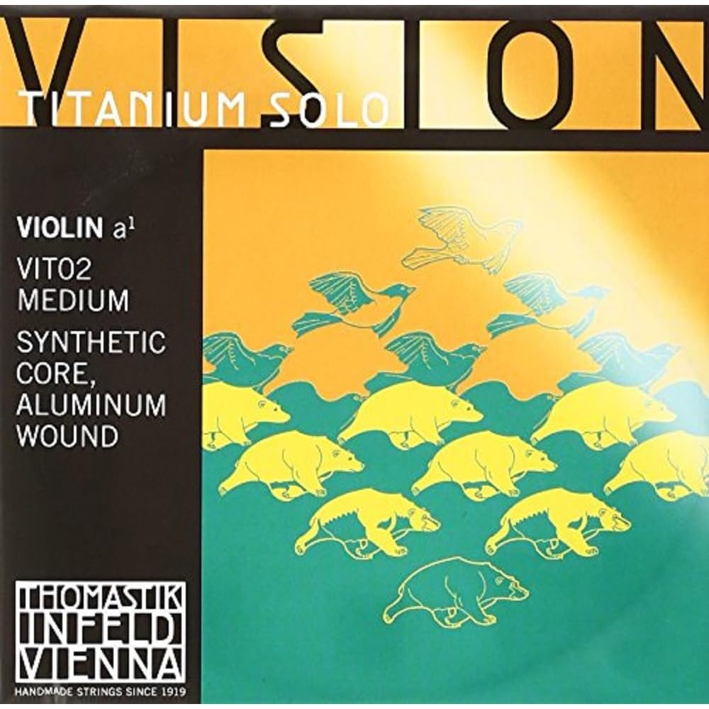 Thomastik Vision Titanium Violin String A String Synthetic Core 4/4 Aluminum VIT02