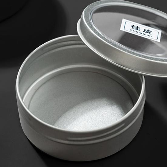 Magnetic Spice Tins with Lids Tinplate Kitchen Seasoning Box for Refrigerator