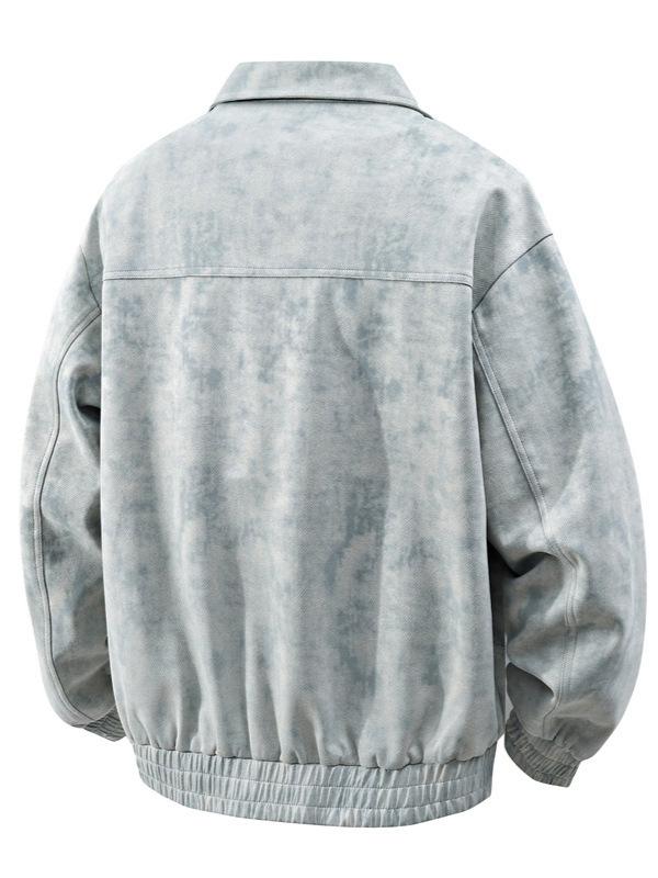 Men's 2025 Autumn Casual Loose Gradient Jacket - Trendy, Handsome, Youthful Outerwear