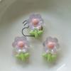 5Pcs Resin Tulip Flowers DIY Tulip Sunflower Shoe Craft Accessories Charms Flower Ornaments for Jewelry Shoes