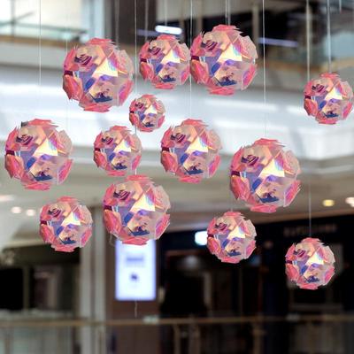 Rose Hanging Ball Christmas Decorations for Mall Ceilings