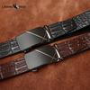 Vegetable Tanned Leather Cowhide Men's Belt Genuine Leather Automatic Buckle Belt Business Belt