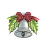 Silicone Bell Mold for Christmas Tree Pendant Christmas Bell Resin Mold Holiday Decor Hanging Pendant Epoxy Mold DIY