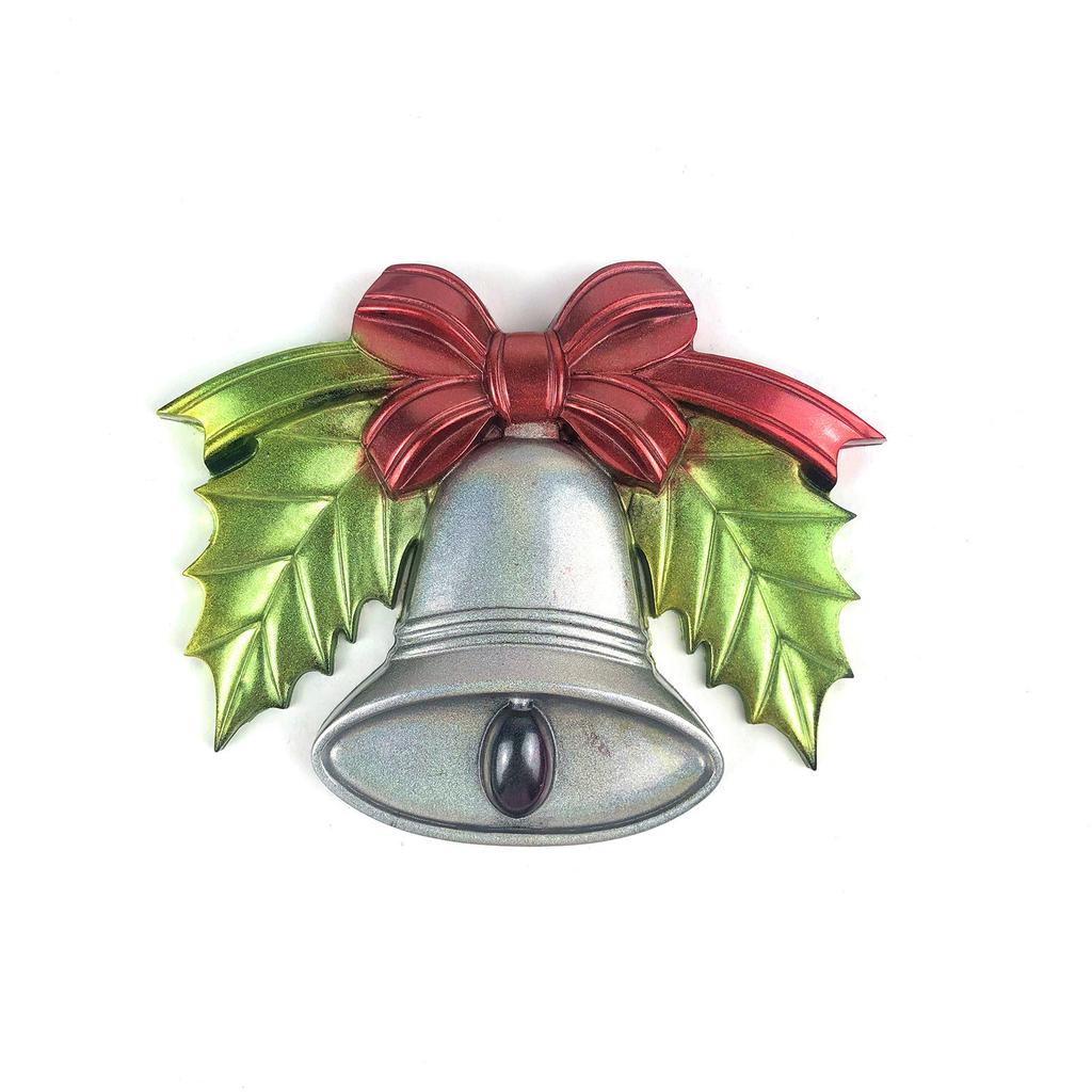 Silicone Bell Mold for Christmas Tree Pendant Christmas Bell Resin Mold Holiday Decor Hanging Pendant Epoxy Mold DIY