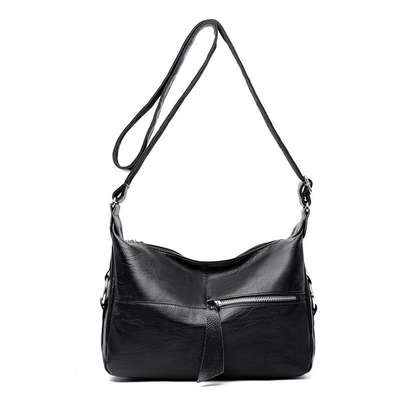 

Женская многослойная сумка через плечо с узором личи, женская сумка-мессенджер