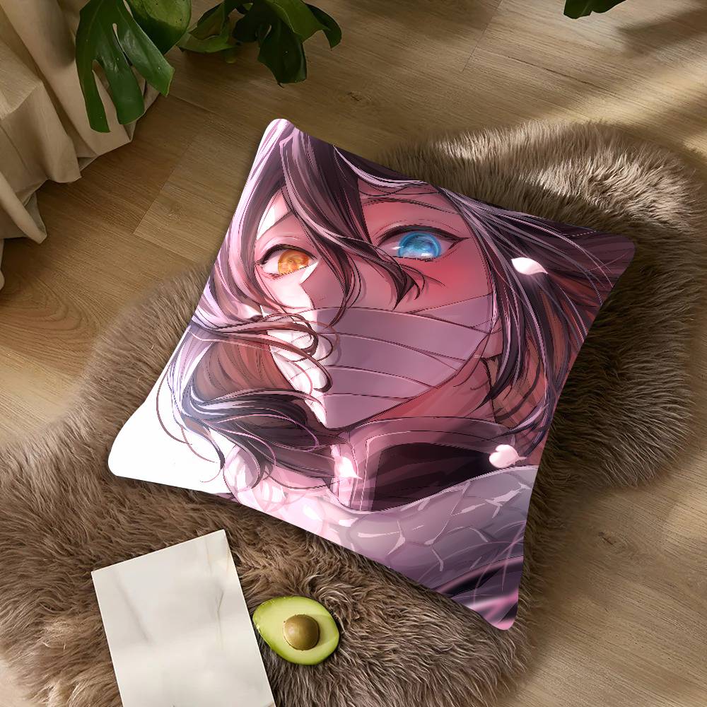 New Movie Popular D-DEMONS Cool S-LAYER Anime Pillow Case Toon Gift Cushion Cover Bedroom Home Sofa Chair Seat Decor Pillow Case
