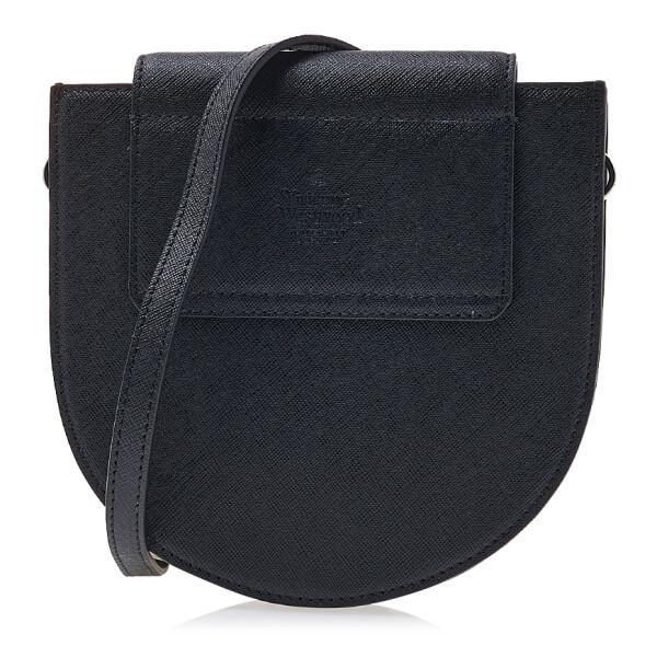 Vivienne WeStwood Women S Saffiano Half Moon Saddle croSS Bag 43030094 L001n N402