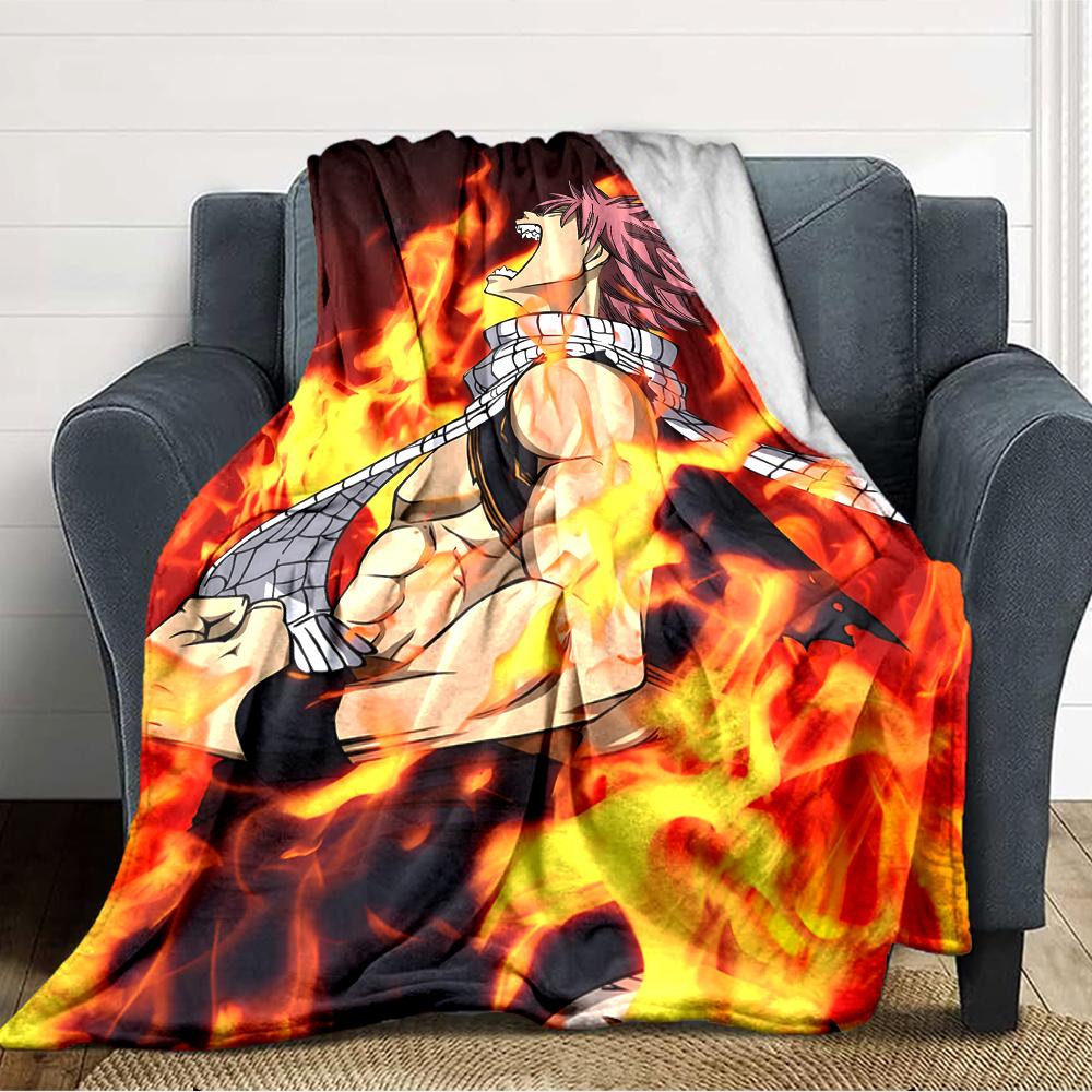 1pc Fairy Tail1 Blanket, Gift, for Men and Women, Soft Blanket, Good for Sofa Bed Couch Travel, Lightweight Flannel Blanket