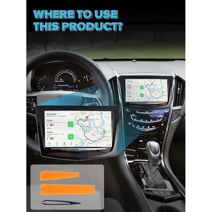 22912609 Upgraded CUE Touch Screen Display Replacement with Free Tools For Cadillac ATS XTS 2013-2019,CTS 2014-2019,ELR 2014-2016,SRX