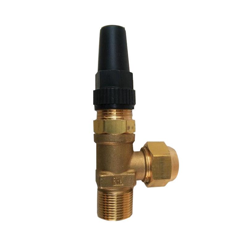 Refrigeration Equipment Right Angle Copper Valve: 6-19 Manual Stop Valve for Air Conditioning Liquid Storage