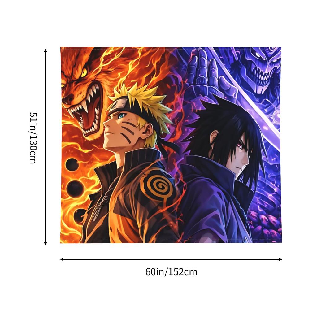 Customized Naruto Anime Comic Tapestry Room Decoration  Home Decoration Tapestry Decor Accessories Cute Room Decor