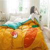 1Pcs Cartoon Dinosaur Duvet Cover 100% Cotton Skin-friendly Breathable Zipper Quilt Cover for Kids Boys Girls Bedroom Decor