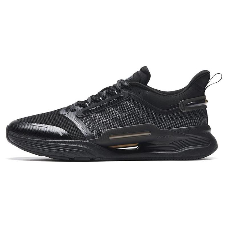 ANTA Training Shoes Men s Low top Black Sneakers 45 чёрный