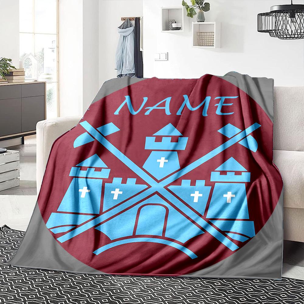Custom Name FC Ingolstadt Team Crest blanket for Couch & Bed, Plush Cozy Fuzzy Blanket Super Soft & Warm Blankets for Fall and Winter. 0908277