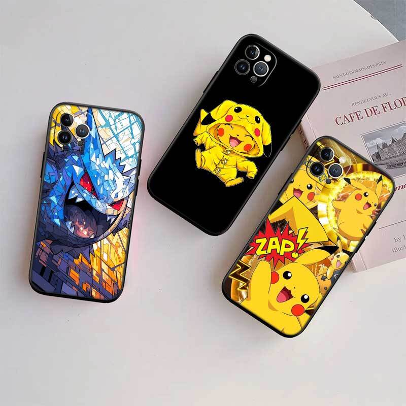 Cute Pokemon Phone Case for Samsung S20 S21 S21S S22 S23 S24 FE Ultra Plus Lite F06 F16 M06 M16 M56 A07 A17 A36 A37 A55 A57
