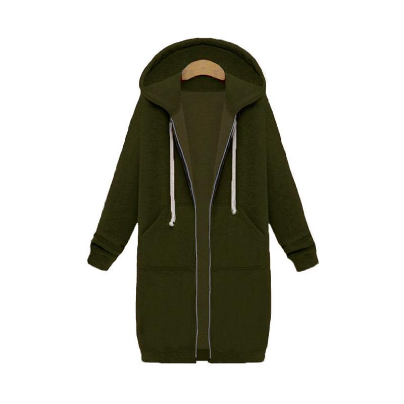 Autumn/Winter Oversized Velvet Hooded Cardigan for Women