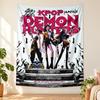 Kpop Demon Hunters Tapestry Highquality for Decorating Living Room Bedroom Dorm Walls Ideal As Bedroom Wallart Orholiday Gift