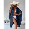 Summer Loose Cardigan Sun Protection Woman Bikini Cover-up Swimsuit Solid Beachwear Cover-Ups Swimwear Women Kimono Dress