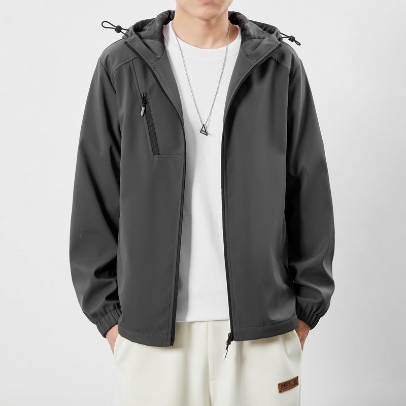 

Куртки Качественная мужская куртка для бокса Водонепроницаемая спортивная одежда для отдыха на открытом воздухе Верхняя одежда Мужская куртка с баской для мальчиков Осенняя куртка с капюшоном M