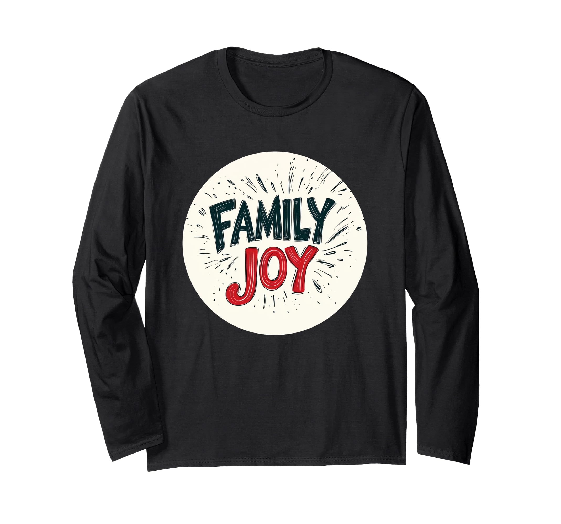 

Family Joy Costume Boys Girls Long Sleeve T-Shirt чорний