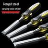Transparent Two-Color Handle Woodworking Chisel Set