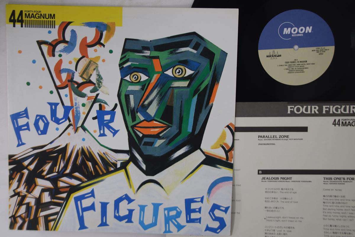 

12inch Record 44MAGNUM - Four Figures MOON18004 MOON 1985 Japan Japanese Pop/Rock Used