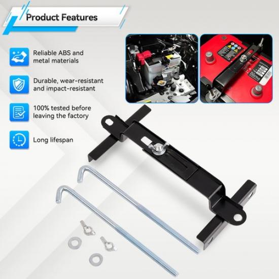 9   23 CM Adjustable Car Crossbar Battery Hold Down Bracket Holder Storage US