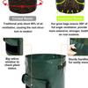 1PC Garden Potato Grow Bag PE Fabrics Gardening Thicken Pot Vegetables Planter Tub with Handles and Access Flap