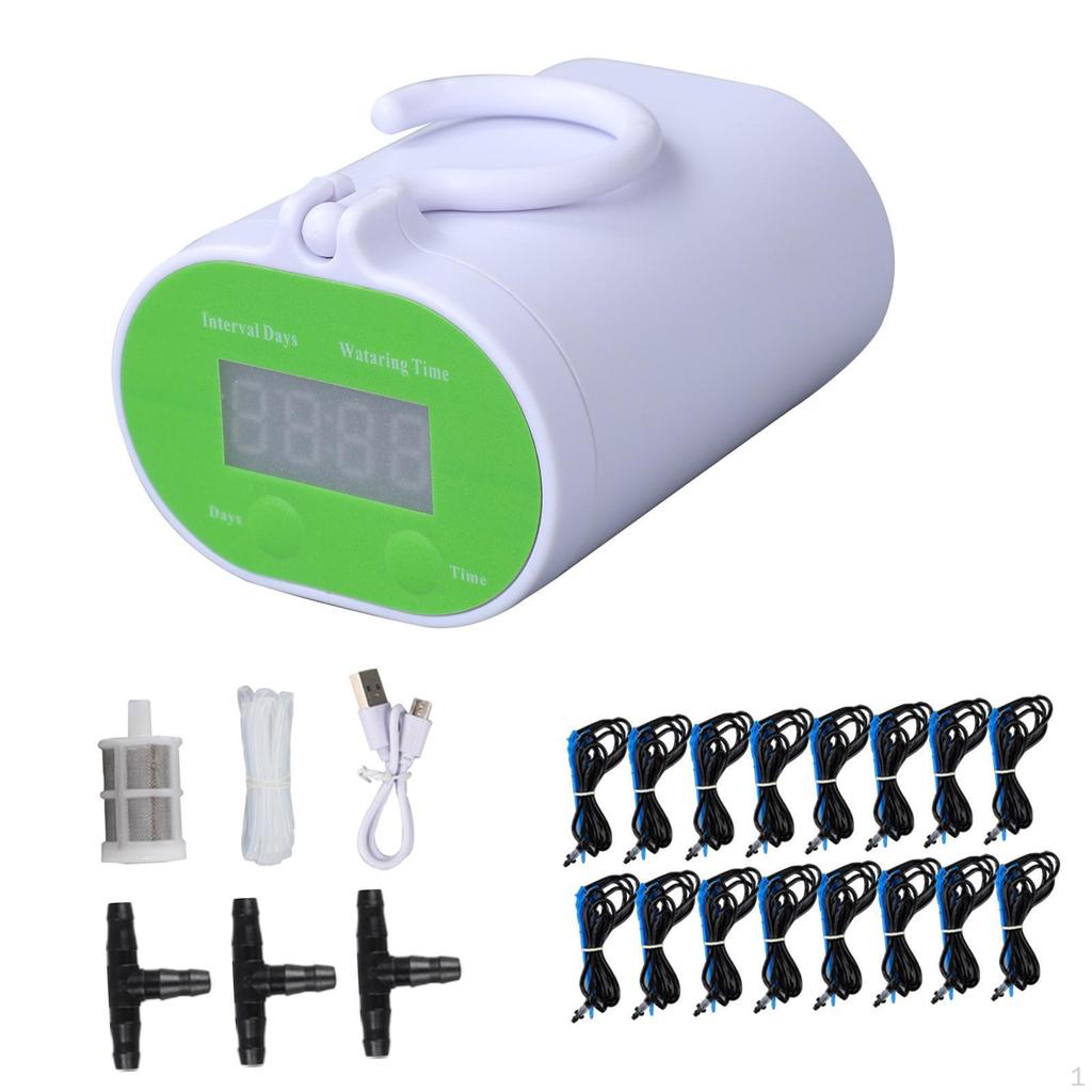 Automatic Watering Pump Controller Drip Irrigation Kit Garden Sprinkler Gardening System