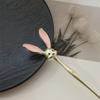 Cute and Playful Cartoon Rabbit Kitten Paw Metal Girl Ladies' Hairpin Banquet Party Performance Hair Hairpin Versatile Headwear