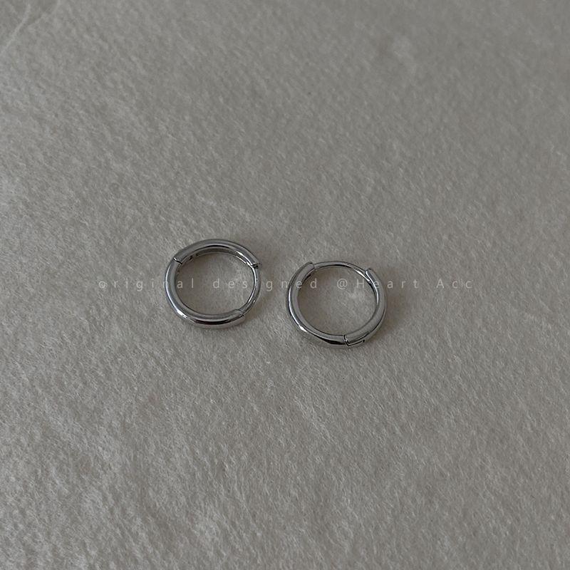 

INS Ear Clip Women Special-Interest Design Fancy Silver ear buckle 1.3cm