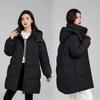 Daunenbaumwollwattierte Jacke Damen Lang Winter Neu Koreanische Version Locker Wattiert Baumwollwattiert Lässig Damen Baumwollwattierte Jacke.