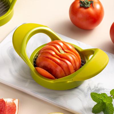 Affettatrice per Pomodori in Acciaio Inossidabile Multifunzionale Taglia Patate Cipolle Uova Verdure Tagli Strumenti Porta Affettatrici Gadget da Cucina