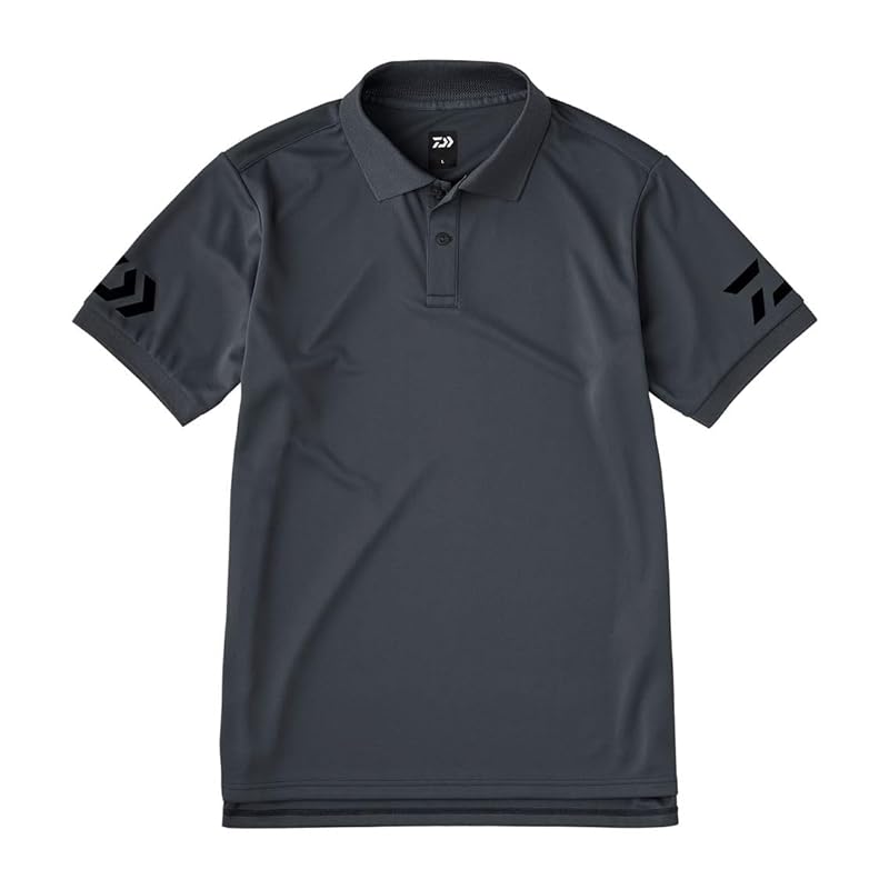 

[Daiwa] short sleeve polo shirt 25DE-7925 kids Gunmetal x black M
