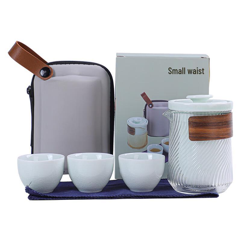 Hongyu Japanese Style 3-Cup Teaware Set