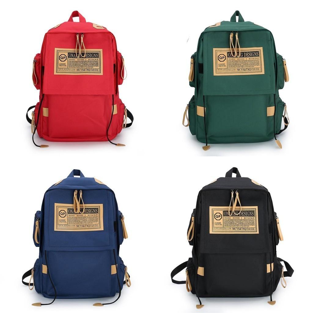 Fashionable Large Capacity College Backpack For Girls And Boys Trendy Ins Style