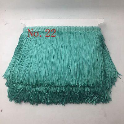 10-30cm10Metri Frange Pizzo Nappa Bordino Decorazione Tenda Danza Latina Accessori da Cucito Puntilla Borla Frange Lunghe da Cucire