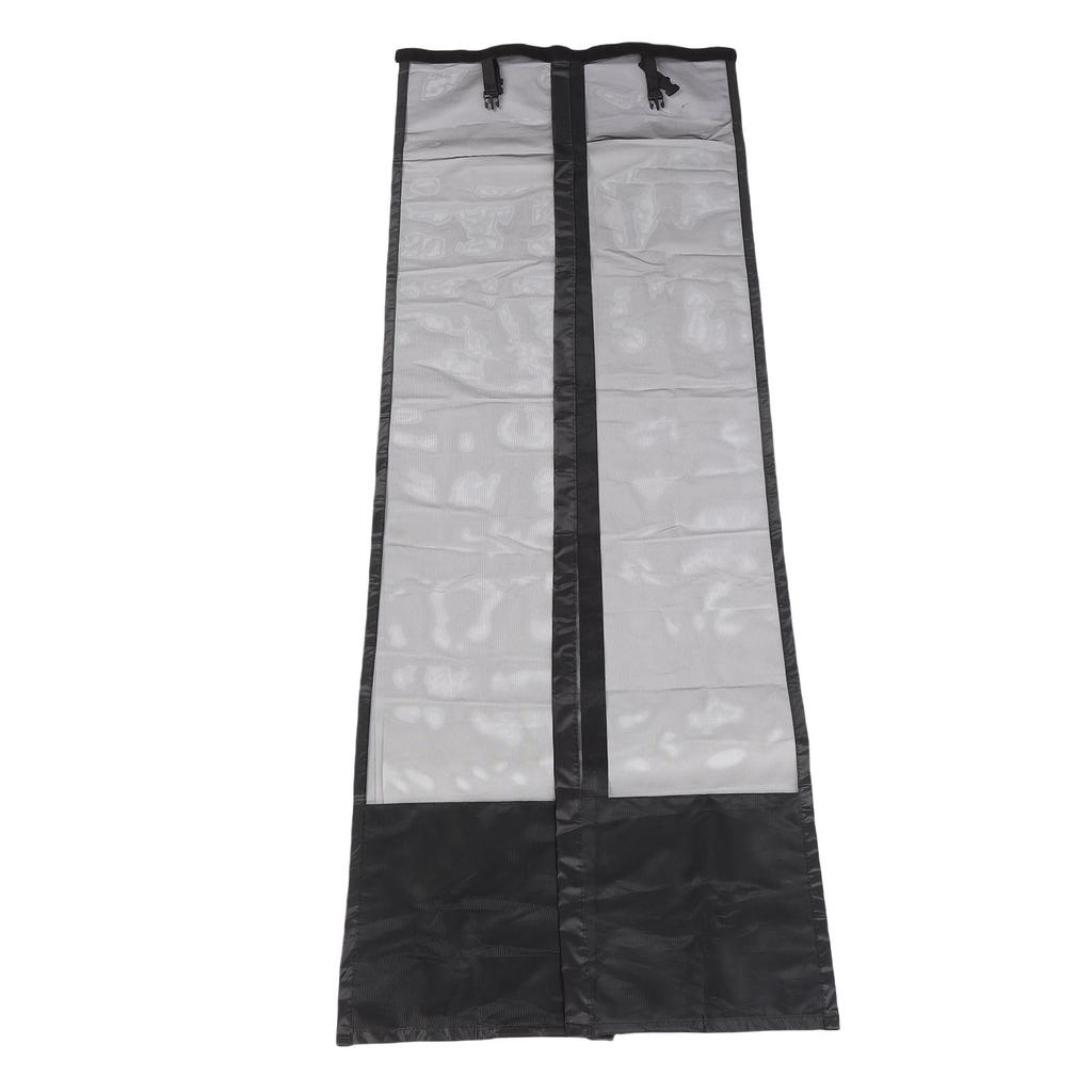 RV Screen Door Curtain 27.56in X 78.74in Breathable Mesh Door Protector Curtain for Camping Vehicle Travel Trailer