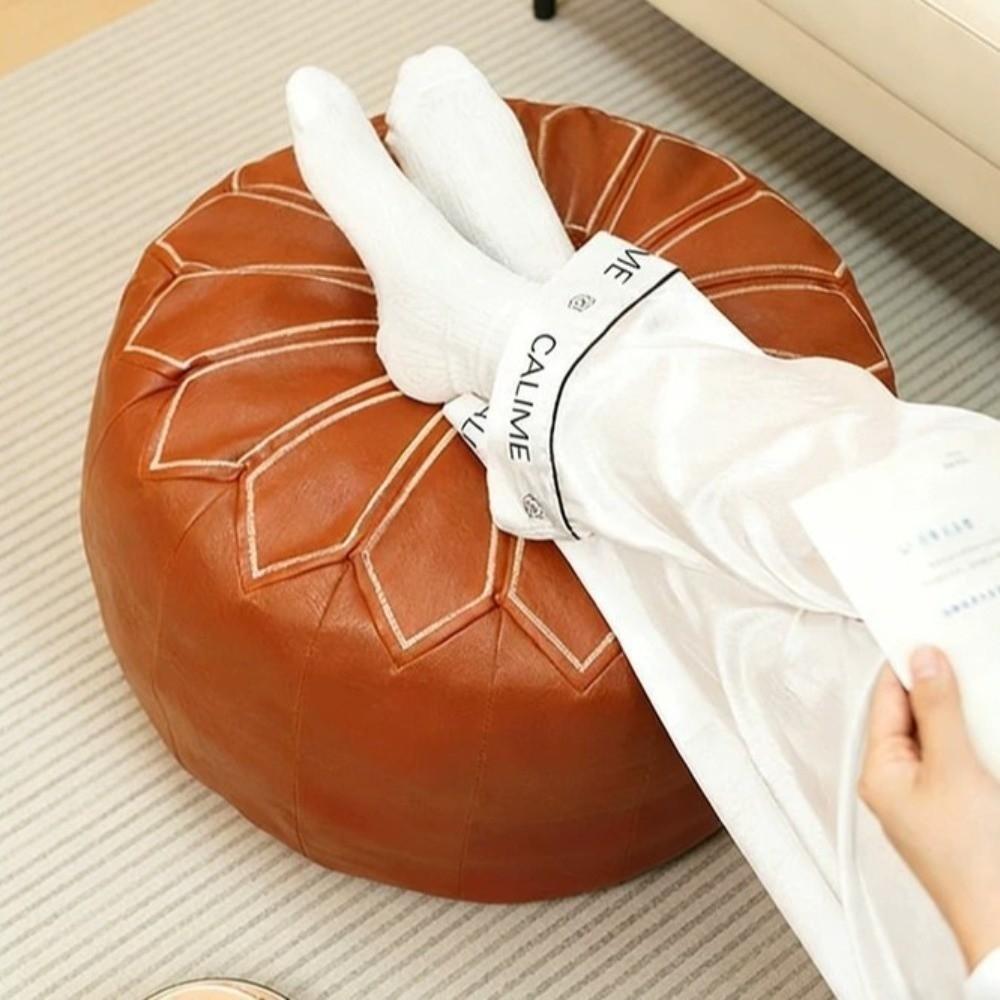 Waterproof Seat Cushion Cover Large Capacity Storage Bag Pumpkin Pouf Cover Meditation Use