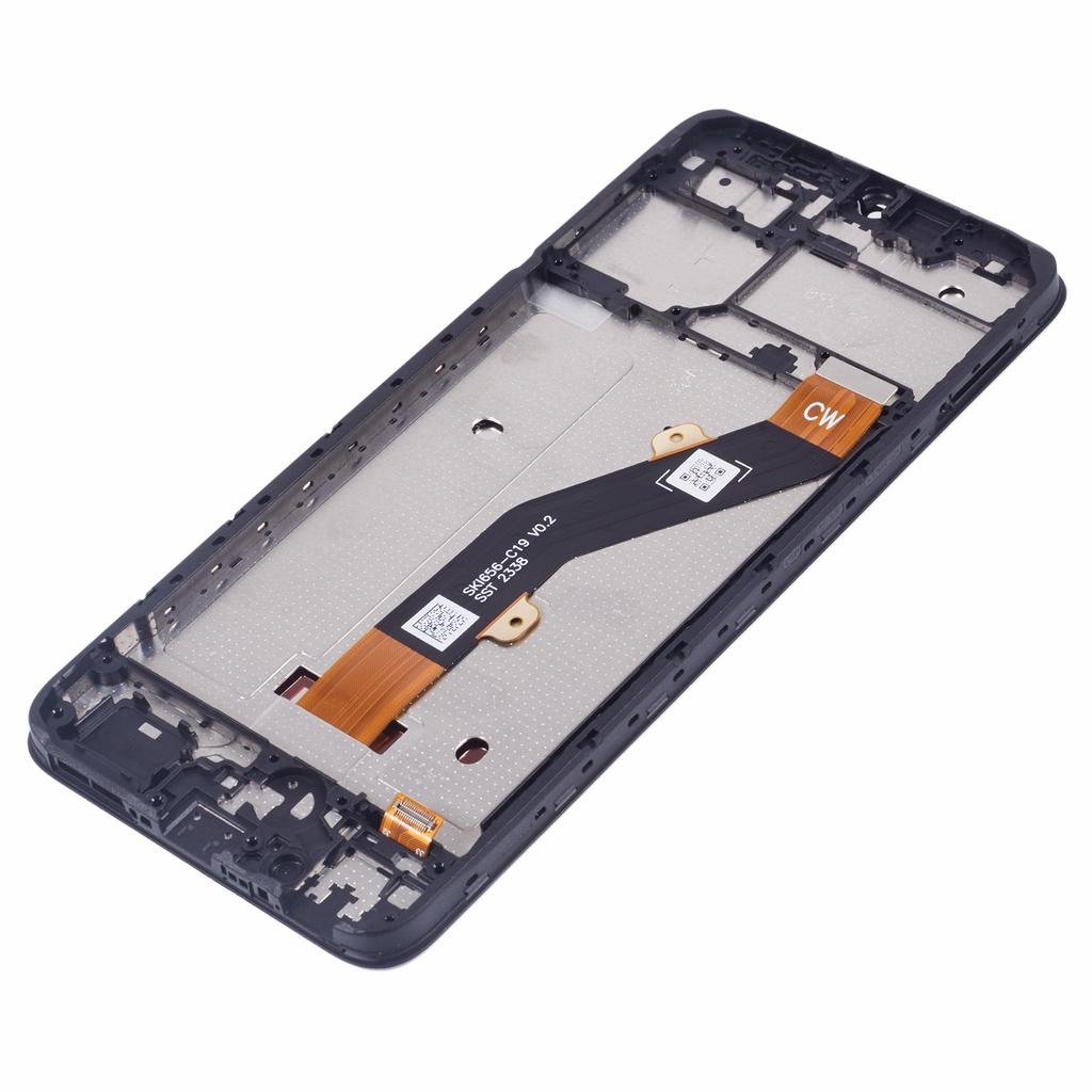For TECNO Pop 7 BF6 Grade C LCD Screen and Digitizer Assembly+Frame Part (Without Logo)