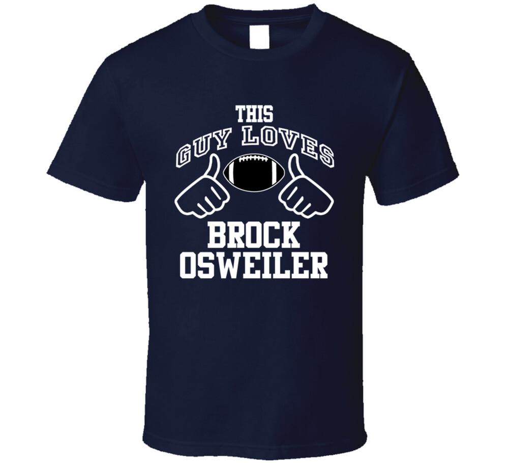 This Guy Loves Brock Osweiler Denver Football Fan Sports T Shirt Mens Womens Tees Tops XL