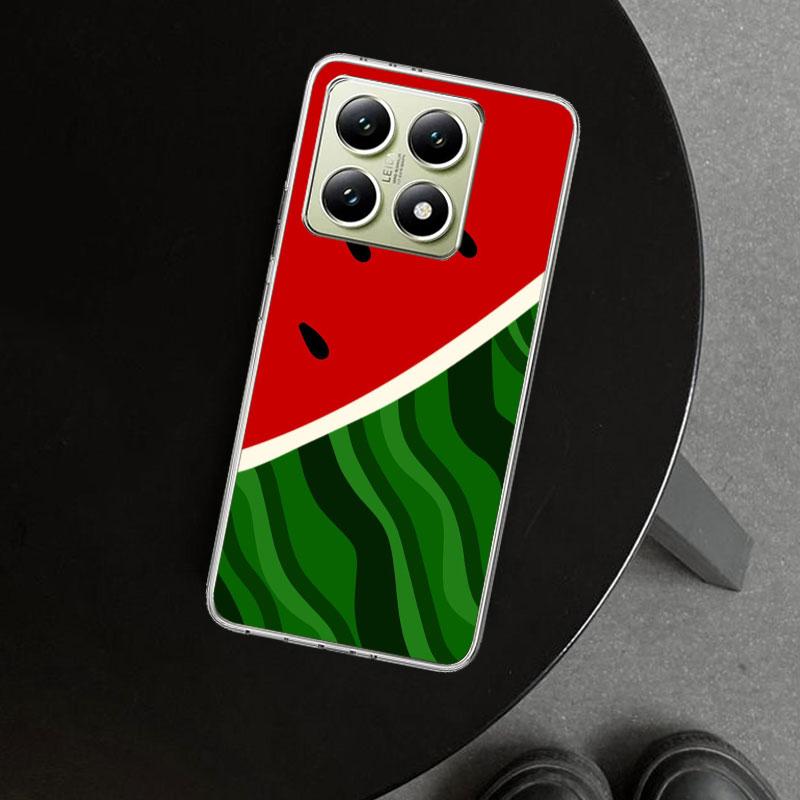 Watermelon Summer Fruit Phone Case Cover for Xiaomi Redmi Note 15 14 13 12 11 Pro Plus 14S 12S 11S 11T 11E 10S 10 Customized Fun