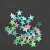 38pcs Glow-in-the-Dark Spoke Beads & Valve Caps, Glowable Star Wheel Nipples for Night Riding, Bike Wheel Decoration