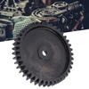40 Tooth Sprocket Roller Chain Plate Servo Cast Steel High Overall Strength Industrial Parts