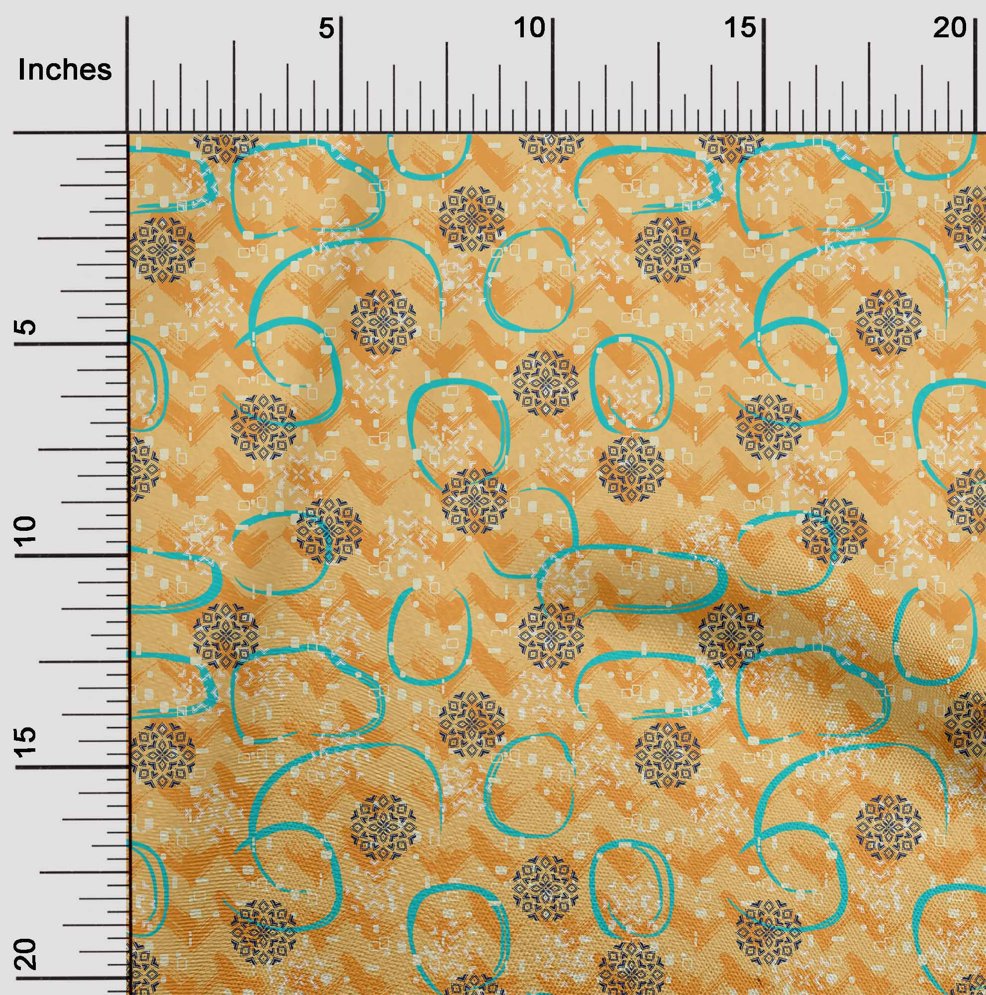 

oneOone Cotton Flex Maroon Тканина Chevron Геометричний одяг Diy Тканина для стьобання Тканина з принтом на двір 40 дюймів 42 Inch Wide - Viscose Chiffon помаранчевий