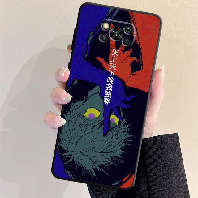 Tpu miękki zderzak etui na telefon do Samsung Galaxy S21 S20 S22 S23 uwaga 20 Ultra 10 Plus 8 9 S21 S20 Fe Jujutsu Kaisen Anime okładka