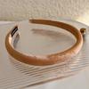 New Vintage Chinese Jacquard Satin Embroidery Thin Headband for Women Elegant Hair Band Solid Hair Hoop Fashion Hair Accessories